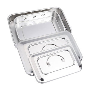 ถาดเครื่องมือทางการแพทย์ทำจากสแตนเลสถาดเครื่องมือผ่าตัดแบบแมนนวล - Product Image 5