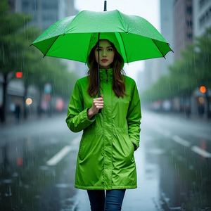 100% Nylon Spandex coupe-vent veste de pluie femmes randonnée imperméable à séchage rapide veste imperméable dames - Product Image 3