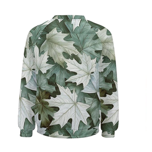 เสื้อแขนยาวสำหรับผู้หญิงขี่จักรยานกลางแจ้งลำลอง เสื้อพูลโอเวอร์ลำลอง ลายพิมพ์ทันสมัย คอกลม สวมใส่สบาย - Product Image 3