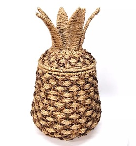 Cestas de paja de algas marinas con forma de fruta para las fiestas navideñas, cestas de paja de algas marinas al por mayor - Product Image 3