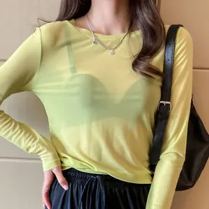 Suéter de manga larga para mujer, Jersey de algodón Jacquard con letras, Jersey superior para mujer - Product Image 1