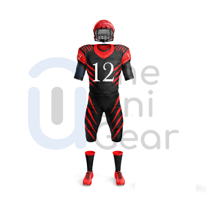 Proveedor de uniformes de fútbol americano, venta al por mayor, camisetas y pantalones personalizados, uniformes de equipos deportivos sublimados de alta calidad de fábrica OEM - Product Image 5