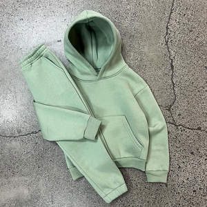 Nuevo Conjunto Deportivo para Niños Otoño 2026, Tendencia Principal, Estilo Urbano, Grueso, 100% Algodón, Felpa, Unisex - Product Image 4