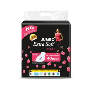 Highly Absorbent Women's Personal Care Extra Soft 40 XXXL Maxi Sanitary Napkins for Sale at Wholesale Prices