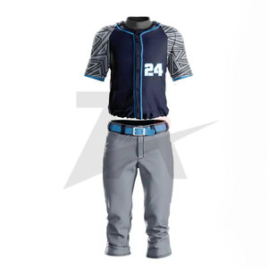 Uniformes de sublimation d'équipe de softball pour jeunes maillots de baseball personnalisés ensembles d'uniformes conceptions personnalisées pour les jeunes - Product Image 1