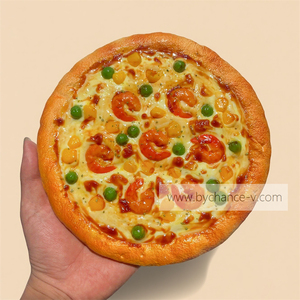 Mockup di Pizza di pesce finto realistico Premium per il Design del Menu di prodotti alimentari di alta qualità per ristoratori e fotografi - Product Image 1