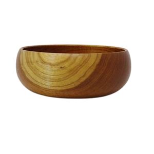 Tazón Redondo de Madera de Mango Ecológico, Diseño Moderno para Fiestas, para Dulces, Aperitivos, Frutos Secos, Aceitunas, Salsas y Frutas - Product Image 1