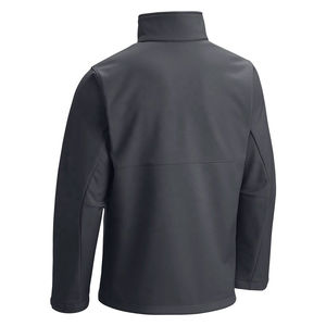 Veste Softshell Homme Couleur Unie Personnalisée Confortable Coupe Ajustée Vêtements Homme et Femme Respirant Coupe-Vent Vestes Extérieures - Product Image 3