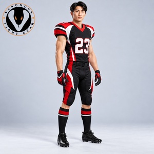 Uniforme de football américain respirant de haute qualité, combinant des tissus performants, confort athlétique, style moderne pour l'entraînement - Product Image 4
