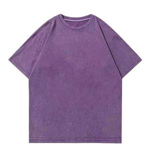 Camiseta Unisex Color sólido Logotipo personalizado Alta calidad 100% Algodón Tamaño grande Manga corta - Product Image 6