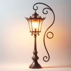 Lanterne en métal de style impérial, lanterne décorative de luxe, lanterne en métal au toucher majestueux, lanterne en métal d'opulence - Product Image 1