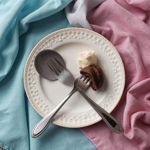 Tenedor de Postre de Acero Inoxidable Resistente y Ecológico, Ideal para Pastel, Repostería y Servir Dulces, Tenedor de Grado Alimenticio - Product Image 4