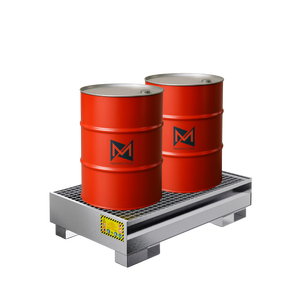 Serbatoio di raccolta per 2 tamburi da 200 litri-zincato - Product Image 1