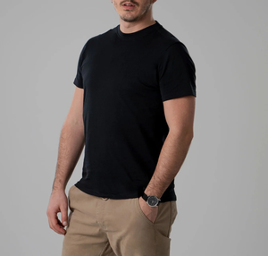 Camiseta de Hombre de Algodón 100%, 180 g/m², Diseño de Hombros Caídos, Corte Regular, Verano, Logotipo Personalizado de Alta Calidad, Venta Directa de Fábrica - Product Image 5