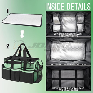 Sac de transport de toilettage équestre avec poignée solide Compartiments pratiques pour un toilettage facile à la grange ou aux compétitions à vendre - Product Image 5