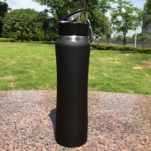 Bouteille d'eau isotherme en acier inoxydable à double paroi de 600 ml, personnalisable en gros, avec large ouverture et couvercle portable pour l'extérieur - Product Image 5