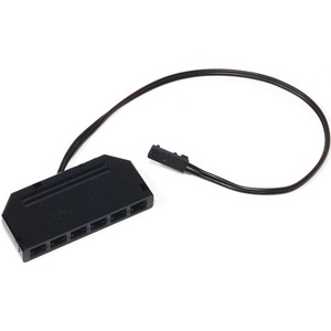 Distribuidor de 6 Vías LED Negro de 12V para Bloques de Terminales L&S - Product Image 1