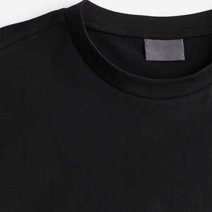 2024 Men's Vintage Streetwear T-<b>Shirt</b> Oversized 100% Cotton <b>Black</b> Acid Wash Breathable Jersey with Custom Logo Whole Sale - Product Image 2