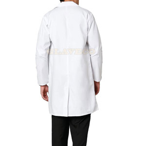 Bata de laboratorio médica y quirúrgica personalizada al por mayor, bata de laboratorio hospitalario de buena calidad a la venta - Product Image 2