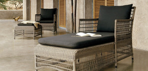Tumbona Moderna de Ratán Sintético PRSB-025 para Uso en Villas, Hoteles, Dormitorios, Salas de Estar, Parques y Apartamentos - Product Image 6