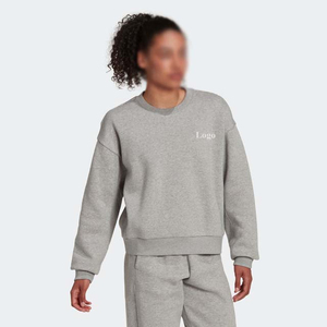 Respirant grande taille femmes décontracté Streetwear sweats à capuche et sweat-shirts hiver à manches longues polaire col rond OEM sweats Pakistan - Product Image 1