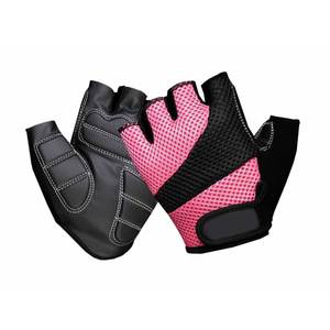 Guantes de gel para mujer Fitness Gym Wear Levantamiento de pesas Entrenamiento Ciclismo Guantes de fitness rosas - Product Image 1