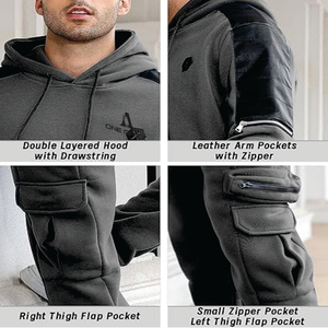 100% algodón nuevos chándales deportivos personalizados para hombres Jogging ropa deportiva Fitness chándal correr Casual chándal - Product Image 5