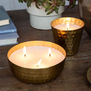 Porte-bougie décoratif en métal de taille personnalisée Pot à cire Jarre à bougie profonde Conteneur pour la fabrication de bougies Décoration de porte de bureau à domicile - Product Image 3