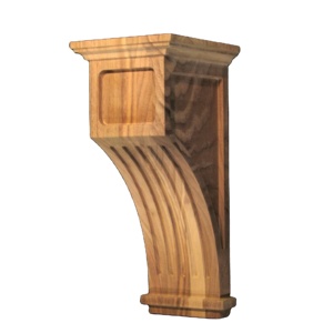 Madeira maciça Cozinha Ilha Corbel Forte Decorativo Suportes De Madeira <span class=keywords><strong>para</strong></span> Bancadas Armários Prateleiras e Mantels forte mísula - Product Image 6
