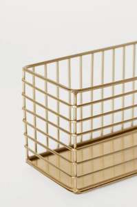 Cesta de alambre de Metal a granel al por mayor cantidad de diseño personalizado aceptable boda casa Hotel vajilla de cocina hecho en la india - Product Image 2