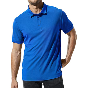 เสื้อโปโลลำลองสำหรับผู้ชายผ้าโพลีเอสเตอร์แบบ100% เสื้อกอล์ฟแบบสั่งตัดระบายอากาศได้ดีเสื้อใส่กลางแจ้งพอดีตัวปกติ - Product Image 2