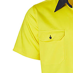 Camiseta Polo de Trabajo de Seguridad de Alta Visibilidad Reflectante, Impermeable, Talla Grande, Precio de Fábrica, Servicio OEM, Manga Corta, para Construcción - Product Image 4