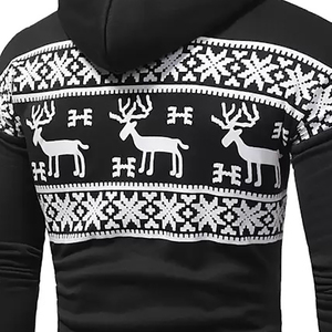 Nouveaux sweats à capuche d'hiver de Noël unisexes 100% coton polaire écologiques respirants mode streetwear - Product Image 4