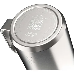Mug de voyage écologique en acier inoxydable, gobelets isothermes, merchandising - Product Image 6