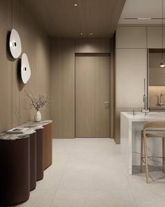 Meubles de cuisine modernes de luxe personnalisés, finition laquée, construction modulaire en MDF, îlot inclus, usage domestique, directement de l'usine, garantie 5 ans - Product Image 4