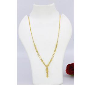 Chain Necklace Jewelry Wholesale Hot Selling Classic Adjustable Gold Plated Dubai Chain <b>Indian</b> Jewelry Design - Product Image 1