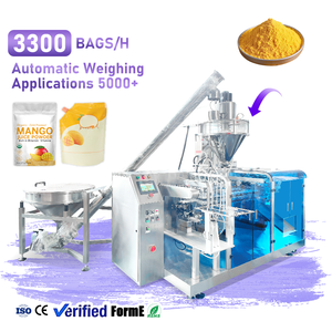 Máquina Empacadora de Polvo de Fruta en Bolsas Preformadas Doypack Totalmente Automática, Máquina Empacadora de Polvo de Café - Product Image 1