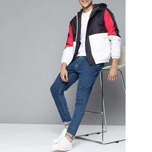 Men's Bomber Jacket Puffer Jacket Cheap Price Custom Outdoor Woven Fabric Winter <b>Coat</b> <b>Padded</b> <b>Waterproof</b> Bomber Black Jacket Men - Product Image 4