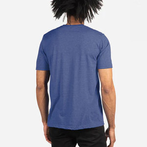 Camiseta de Algodón Premium Ajustada para Hombre Next Level, Manga Corta con Cuello Combinado, Camisetas Lisas de Media Manga - Product Image 3