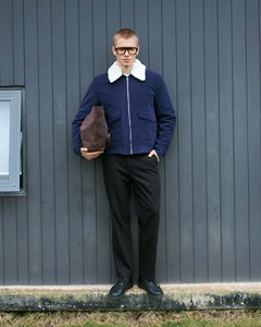 Regular Long Sleeve Casual Breathable Solid Pattern <b>Corduroy</b> <b>Jacket</b> Fur Collar 100% Polyester Custom Size Autumn Men's Routine - Product Image 4