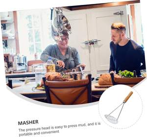 2 Pcs Mud Press Potato Masher Potato Ricer Pressing <b>Tool</b> Masher Utensil Grips Potato Crusher Presser - Product Image 2
