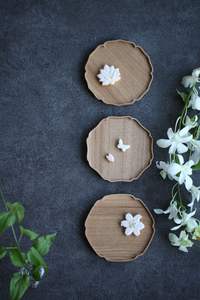 PROPÓSITOS Plato de ensalada de madera Bandeja de servicio Caja de pino Tema de amor Barco ovalado Dulces Galletas Comida Fruta Decoración del hogar Regalo - Product Image 6