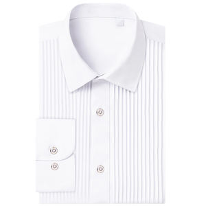 Chemises habillées formelles en coton à manches longues OEM ODM à prix bon marché et de haute qualité - Product Image 3