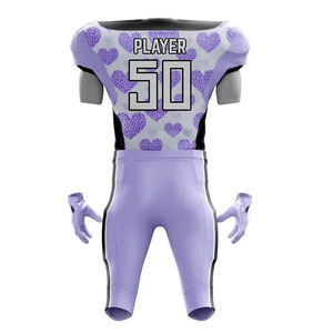 Ropa para exteriores, ropa de manga corta para hombre, conjunto de uniforme de fútbol impreso, camisetas de fútbol americano, camiseta de fútbol americano para hombre - Product Image 3