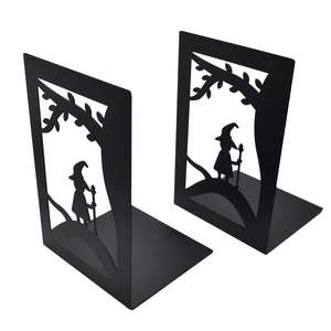 Serre-livres en fer Forme rectangulaire et type Animal Creative Book End Haute qualité par feuille de fer faite à la main et Acacia Design Serre-livres - Product Image 3