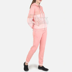 Trajes Deportivos Casuales con Capucha para Mujer, Invierno, en Existencia, Etiqueta Privada, Ligeros, Transpirables, Servicio OEM - Product Image 2