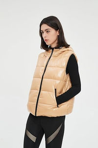 Chaleco acolchado sin mangas brillante personalizado para hombre, chaqueta de invierno, ropa de abrigo informal transpirable, fabricante exportador - Product Image 6