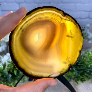 Agate blanche faite à la main sous-verre ensemble de luxe sous-verres en pierre naturelle usine indienne expédition rapide décor à la maison cadeau sous-verres - Product Image 4