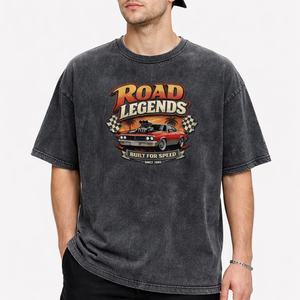 Chemise vintage surdimensionnée pour homme, effet délavé, 100% polyester ou coton, t-shirt graphique streetwear, logo personnalisé disponible, unisexe, OEM ODM - Product Image 1