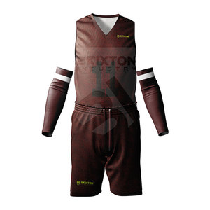 Uniforme de basket-ball sur mesure de bonne qualité 100% polyester nouvelle conception caractéristique respirante - Product Image 1